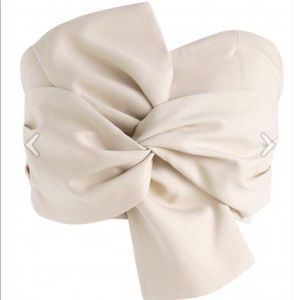 Chicwish Sweet Knot Bustier M Cream